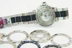 102 - Stoer Automatic Aquanautic King Cuda Herenpolshorloge met stalenband kopen? Bied vanaf 80!