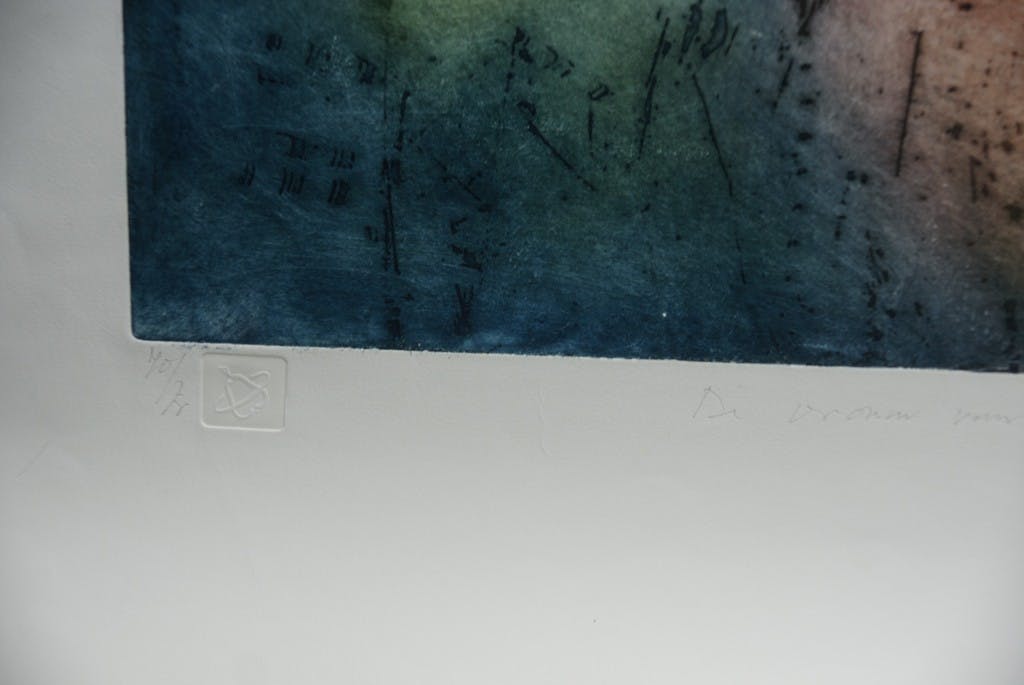 Ad Arma - Laatste x! Ad Arma - "De vrouw van je hart" - zeer grote ets - oplage: 70 ex. kopen? Bied vanaf 1!