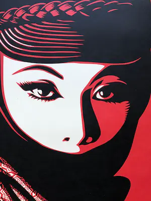 Buy Shepard Fairey - Mujer Fatale? Bid from 1!