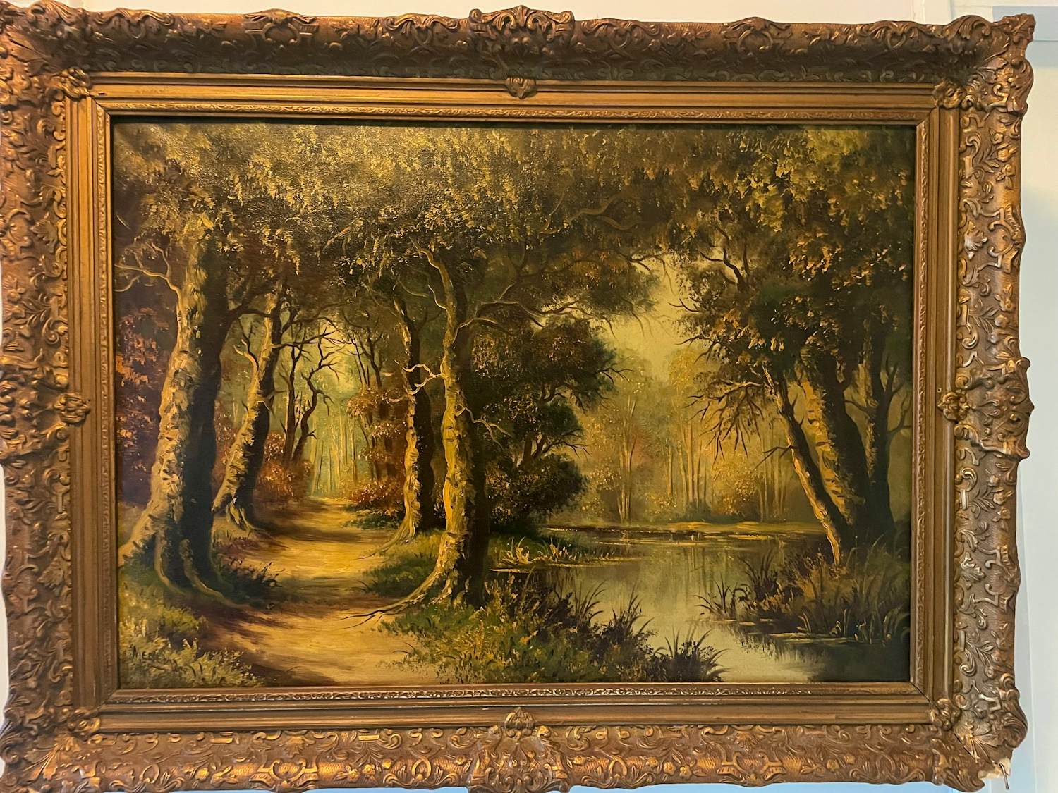 Bernhard Medema - landweg langs water kopen? Bied vanaf 49!