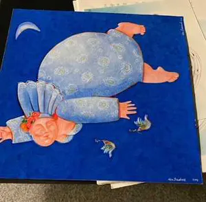 Ada Breedveld - De blauwe dame kopen? Bied vanaf 60!