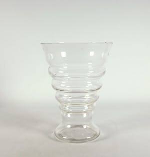 Royal Leerdam - Glas, Lot van 4 blankglazen vaasjes. kopen? Bied vanaf 1!