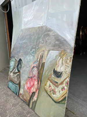 Annemarie Fischer - olieverf op doek,titel onbekend kopen? Bied vanaf 20!