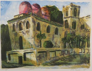Jeroen Hermkens - Litho, Palermo - Ingelijst kopen? Bied vanaf 50!