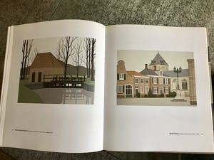 Klaas Bernink - Dorpsgebouw, 110/300 ingelijst + boek kopen? Bied vanaf 159!