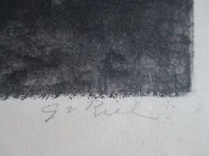 Niet of onleesbaar gesigneerd - Ets steegje kopen? Bied vanaf 10!