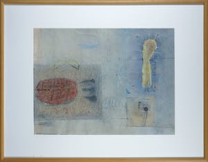 Peter Langenberg - Gemengde techniek op papier, Zonder titel - Ingelijst kopen? Bied vanaf 35!