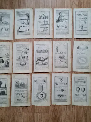 Hendrik Hondius - Groot lot van 27 gravures, Bijbelse rebus puzzels kopen? Bied vanaf 75!