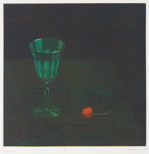 Joop Vegter - Mezzotint, Het groene glas kopen? Bied vanaf 50!