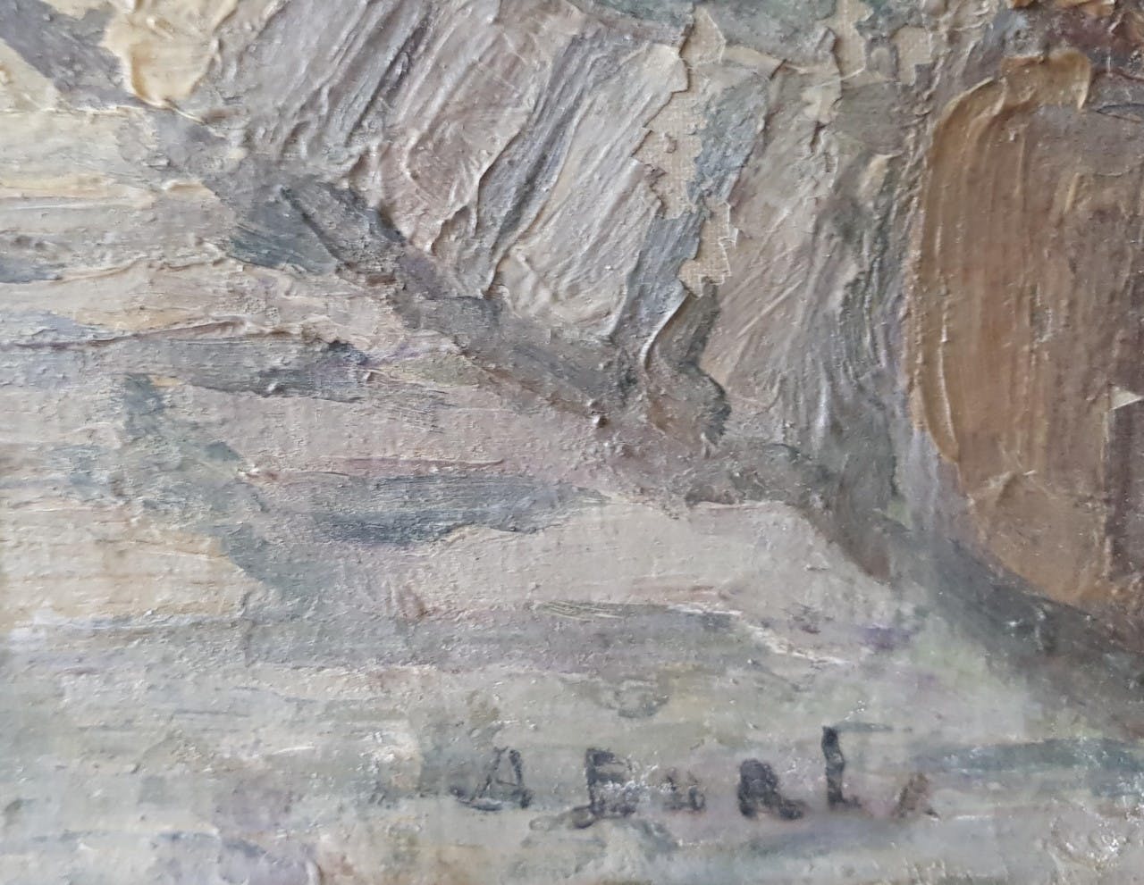 Niet of onleesbaar gesigneerd - A. Burla, olieverf op doek kopen? Bied vanaf 1!