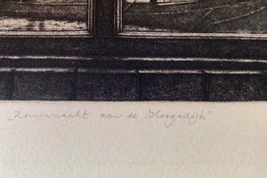 Hans Blanken - Zomernacht aan de Hooge Dijk. kopen? Bied vanaf 20!