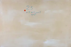 Arie de Groot - Potloodtekening op papier op paneel, Z.T. ('25') kopen? Bied vanaf 1!