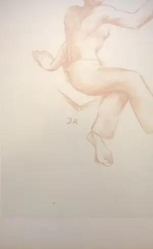 John Raedecker - 2 stuks ingelijste litho’s – man met vogel en balletdanseres kaufen? Bieten Sie von 69!