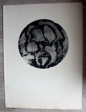 Henc van Maarseveen - Ets: Cadeauprent 1963 voor de Luis kopen? Bied vanaf 45!