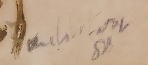 Jan van Lokhorst - Gemengde techniek op papier, Miles Davis - Ingelijst kopen? Bied vanaf 150!