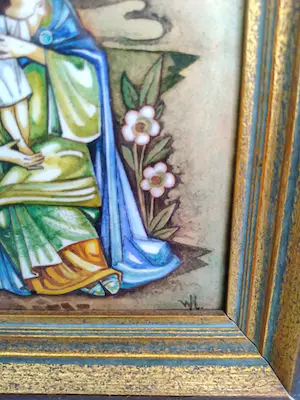 Niet of onleesbaar gesigneerd - Madonna in emaille kopen? Bied vanaf 1!