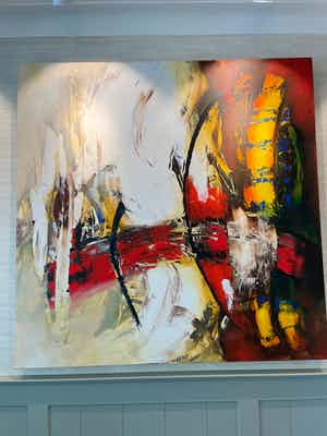 Hans Vanhorck - Groot werk verkocht voor € 1000!