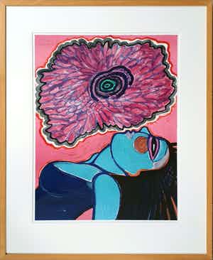 Corneille - Litho, Livresse libre | Ingelijst verkocht voor € 280!