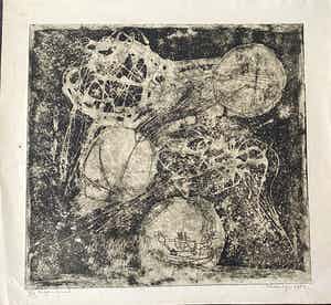 Jan Montyn - race a la lune verkocht voor € 100!