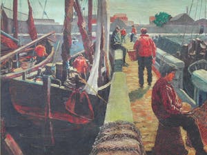 Niet of onleesbaar gesigneerd - haven van Brugge kopen? Bied vanaf 10!