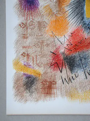 AcheterAndre Masson - Sterren en gezichten - 1972 - Originele litho? Enchérissez de 120!