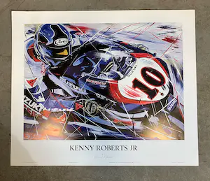 AcheterEric-Jan Kremer - Kenny Roberts Jr - Suzuki RGV500 #10? Enchérissez de 50!