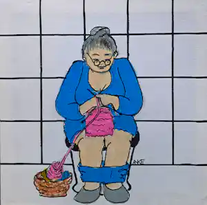 Anke Peddemors - Oma op de pot verkauft für € 40!