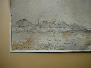 Charles Grips - Landschap met boerderijtjes kopen? Bied vanaf 75!