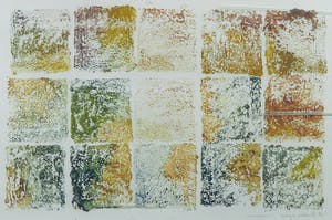 Marian Schutte - Monoprint, Zonder titel - Ingelijst kopen? Bied vanaf 1!