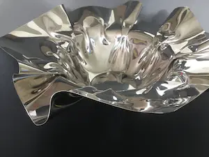 Niet of onleesbaar gesigneerd - Rvs fruitschaal kopen? Bied vanaf 1!