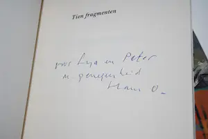 Hans Olsthoorn - 2 boeken, 1 gedichtenbundel (gesigneerd, 292/500) & 1 affiche (gesigneerd) kopen? Bied vanaf 75!