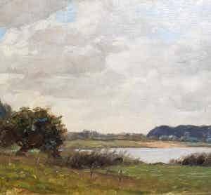 Frederik Jbzn Engel - Gezicht op de IJssel verkocht voor € 150!