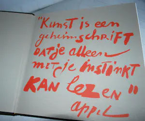 Karel Appel - Gesigneerd door Appel: Het gezicht van Appel & boek 1991 kopen? Bied vanaf 200!