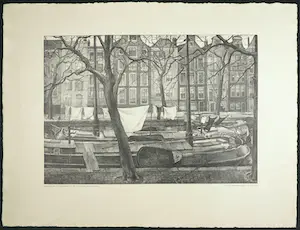 Aart van Dobbenburgh - Litho, Prinseneiland kopen? Bied vanaf 40!
