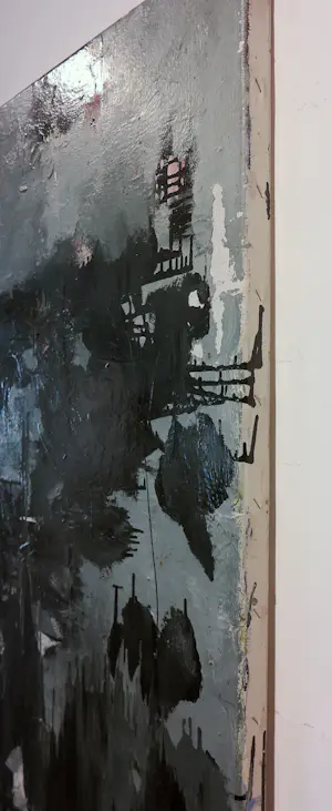 Angelos Tassopoulos - Olieverf op doek, Abstracte compositie - Zeer groot kaufen? Bieten Sie von 150!