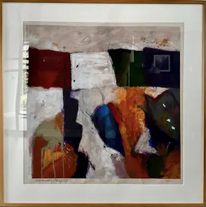 Alexander Vogels - Prachtig groot en kleurrijk werk van Alexander Vogels kopen? Bied vanaf 80!