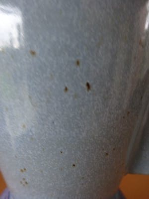 Ed Meissenberg - gesigneerd unica vaas van steengoed met oa stroomglazuur kopen? Bied vanaf 95!