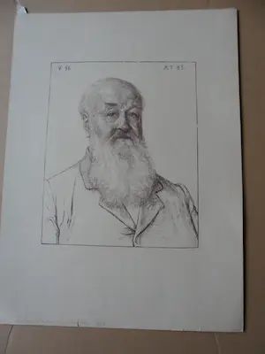 Jan Veth - Litho's van 7 bekende mensen van Nederland, uitgebracht van 1893 en 1896 kopen? Bied vanaf 80!