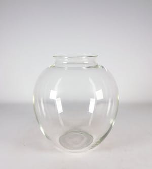 Chris Lanooy - Glas, Blankglazen vaas door Glasfabriek Leerdam kopen? Bied vanaf 1!