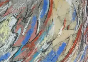 Hans Innemee - Gemengde techniek op papier, Abstracte compositie - Ingelijst (Groot) kopen? Bied vanaf 1!