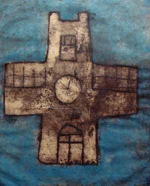 Frans Verpoorten - ets in passe-partout verkocht voor € 35!