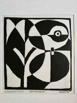 AcheterNiet of onleesbaar gesigneerd - Lino Boom Vogel Ei? Enchérissez de 10!