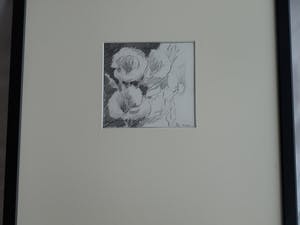 Fon Klement - Ingelijste tekening , Bloemstilleven 5 - 2000 kopen? Bied vanaf 50!