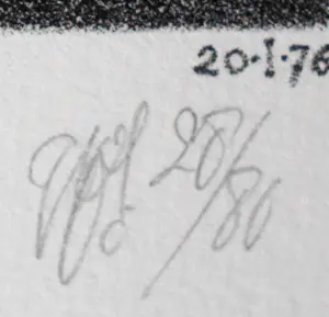 Peter Vos - Litho: Inrim kopen? Bied vanaf 150!