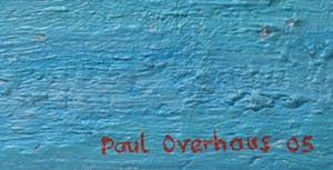 Paul Overhaus - Olieverf op doek, Wit licht - Ingelijst (Zeer groot) kopen? Bied vanaf 1!