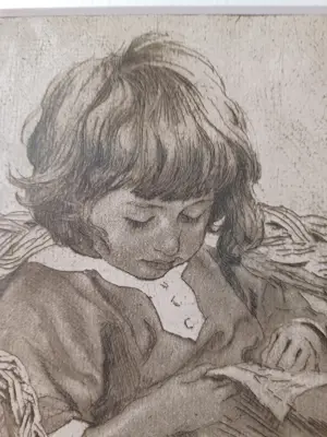 Pol Dom - Ets van dochtertje Elise Dom uit 1916 kopen? Bied vanaf 75!