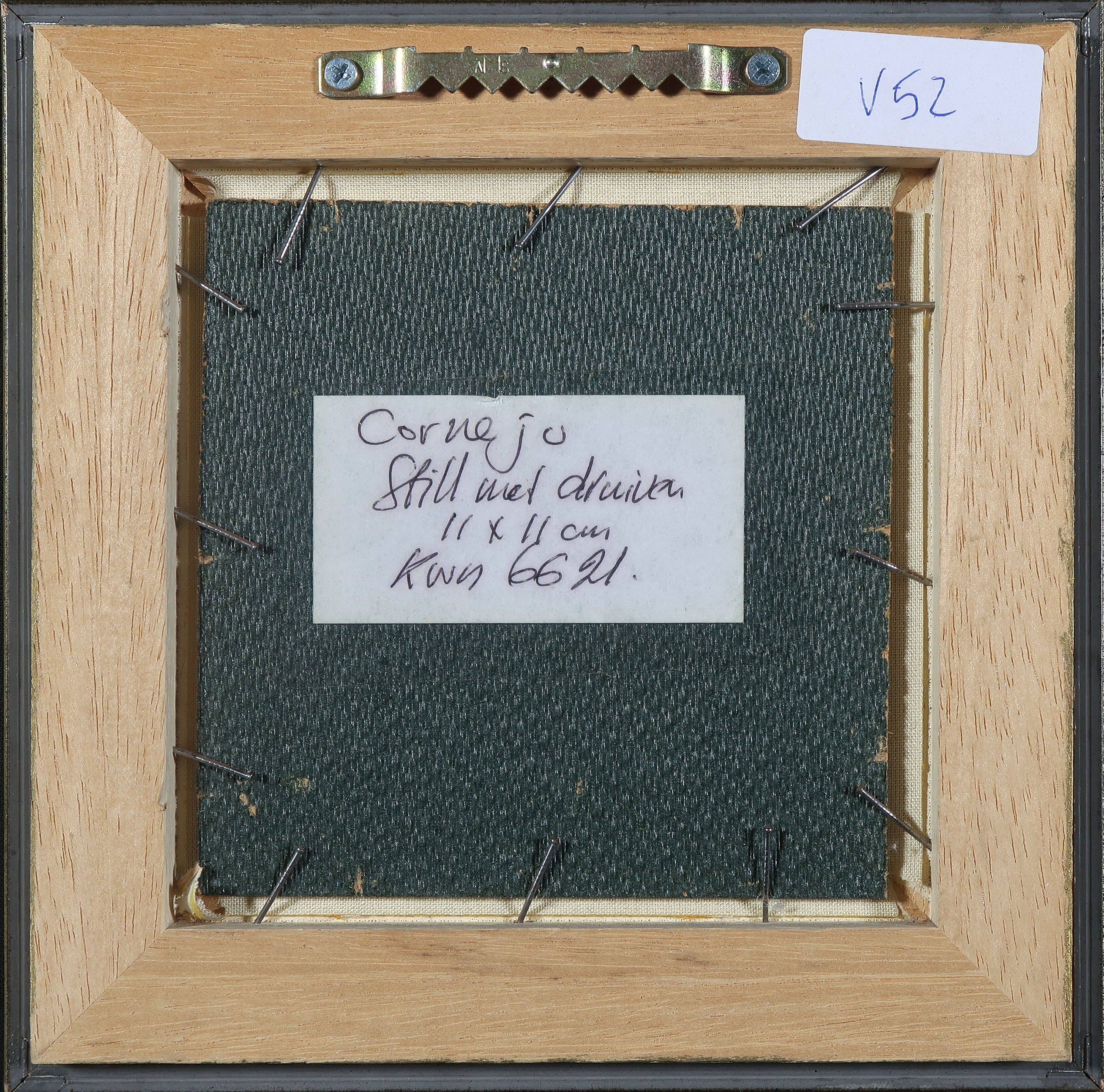 L. Javier Cornejo - Olieverf op hardboard, Stilleven met druiven - Ingelijst kopen? Bied vanaf 50!