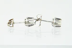 Exclusieve set 14 krt witgoud & diamanten (ca.0.50ct / M/SI1) oorstekers kopen? Bied vanaf 190!