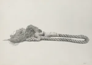 Roger Wittevrongel - Prachtige gesigneerde ets - "Touw" kopen? Bied vanaf 55!