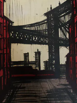 Bernard Buffet - New York, 1965. Lithografie. kopen? Bied vanaf 25!